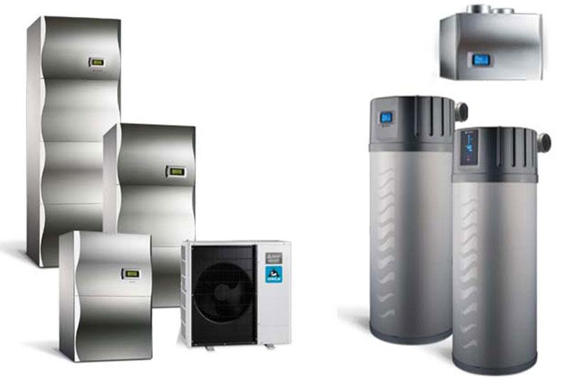 Toplotna črpalka za radiatorsko ogrevanje in sanitarno vodo