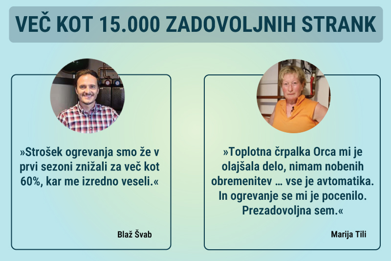 Zadovoljne stranke podjetja Orca